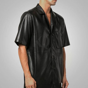 Camisas de Cuero Duraderas para Hombre, Ajuste Cómodo, Material Ligero y Suave, Adecuadas para Uso Diario en la Oficina y Casual - Product Image 3