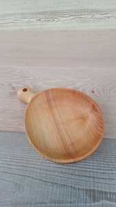 Tazón de Madera Estilo Coreano Personalizado, Minimalista, de Acacia, para Frutas y Ensaladas, con Asa Larga, Técnica de Tallado, Sostenible para el Hogar - Product Image 6