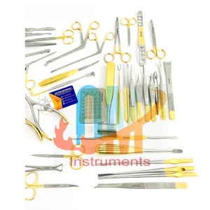 Juego de 39 Instrumentos Quirúrgicos de Rinoplastia Nasal Reutilizables de Acero Inoxidable de Grado Médico, Tijeras, Separador, Gancho para Cartílago, CE/ISO - Product Image 3