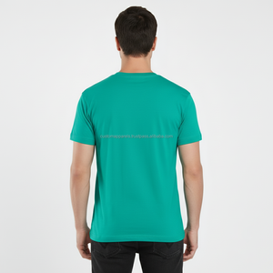 Camisetas en blanco personalizadas al por mayor de gran tamaño orgánico y algodón pesado DTG impresión Tear-Away Tag proveedor de camisetas verificadas - Product Image 6