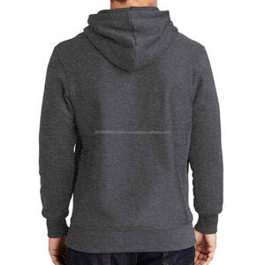 Sweat à capuche personnalisé pour homme OEM, imprimé sérigraphie, en molleton 100% coton, sans cordon, de haute qualité, pour homme - Product Image 3