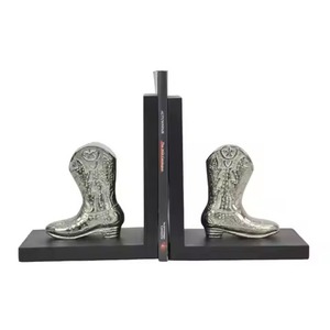 Table Top Decoration Use Metal Horseshoe Bookends <b>Rustic</b> Sculptural Design <b>Desk</b> Decor Single Piece Package Bookend For Home - Product Image 6