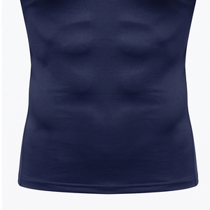 T-shirts de sport ajustés entièrement personnalisés pour hommes, vêtements de course à pied, compression, gym, fitness, manches courtes - Product Image 6