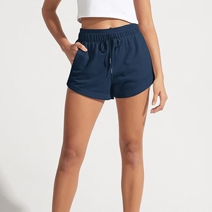 Wholesale Custom Breathable Fleece Board Shorts Streetwear 100% Cotton High Quality Quick Dry Eco-Friendly Mid Waist Gym <b>Pattern</b> - Product Image 1