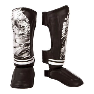 Protège-tibias de football légers, flexibles, haute protection contre les chocs, protection professionnelle, durables, toutes saisons, en cuir PU, intérieur doux et rembourré - Product Image 6