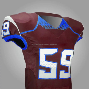 Factory Manufacturers American Football Jersey High Quality Customizable Heat-Transfer Printed Plus Size Adult Unisex 100% - Product Image 4