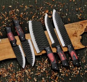 Personalized High Quality 5-Piece Powder Coating Chef <b>Knives</b> with Customized Handle For Multi-Purpose and Eco-Friendly - Product Image 1