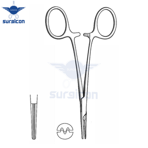 Pinzas Hemostáticas Mosquito de 12.5 cm (5 Pulgadas), Rectas, Atraumáticas, con Dientes, de Acero Inoxidable Premium, Pinzas Quirúrgicas Hemostáticas - Product Image 6