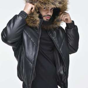 <b>SMART</b> SHINE ENTERPRISES <b>Men</b> Premium Leather <b>Jacket</b> Classic Full Zip Casual Soft Comfortable Durable Regular Fit Breathable Quick - Product Image 3
