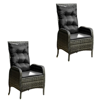 Ensemble de chaises inclinables de loisirs d'extérieur en rotin PE de haute qualité au design moderne PHU LINH, fonction massage, mobilier de maison en polyester