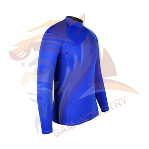 Rashguard pour homme, confortable et respirant, couleur unie, à prix avantageux, taille, couleur et logo personnalisables. - Product Image 2