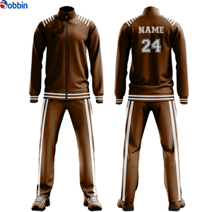 Survêtement Homme Bleu Foncé Personnalisé avec Fermeture Éclair Intégrale, Col Montant, Design Sportif, Séchage Rapide, en Polyester, pour l'Automne, avec Impression Nom & Numéro - Product Image 6