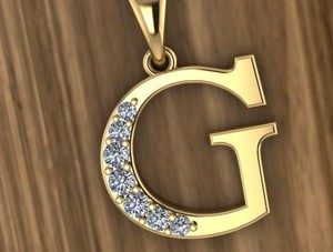 Luxury 925 Sterling <b>Silver</b> Gold Plated <b>Initial</b> Letter <b>Pendant</b> CZ Alphabet A To Z Necklace Jewelry - Product Image 2