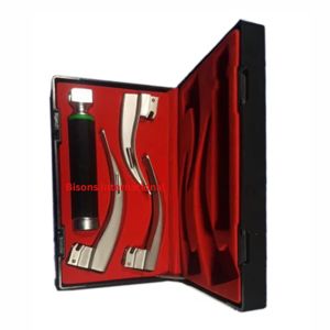 Wholesale Manual Fiber <b>Optic</b> Macintosh Laryngoscope Set LED Light Stainless Steel Blades Intubation Kit CE Certified ISO13485 - Product Image 2