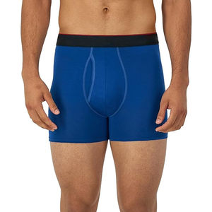 Calzoncillos Boxer Largos de Alta Calidad con Logotipo Personalizado OEM ODM, Marca Privada, Talla Europea, Ropa Interior Masculina de Fibra de Bambú - Product Image 6