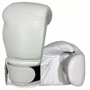 Gants de boxe personnalisés 2026 en similicuir professionnel pour l'entraînement de Muay Thai et MMA, protection UV, fermeture auto-agrippante - Product Image 2