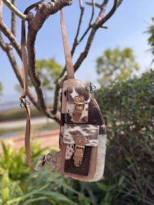 กระเป๋าสะพายหนังวัวขนสัตว์สินค้ามาใหม่กระเป๋าสะพายไหล่กระเป๋าถือแบบทันสมัยกระเป๋าหนังขนแกะแบบเปิดปิดได้ง่าย - Product Image 3