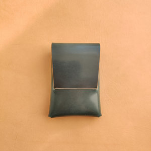 Cartera de Cuero sin Costuras Estética, Minimalista, Delgada, con Bloqueo RFID, de Cuero Genuino, para Regalo, SLW-0069 - Product Image 1