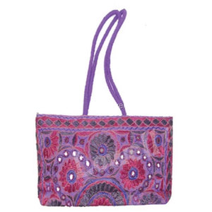 Indian Ethnic Hand <b>Bag</b> Traditional Embroidered <b>Boho</b> Tote Purse Handmade Vintage Tribal Shoulder <b>Bag</b> Colorful Cultural Fashion - Product Image 2