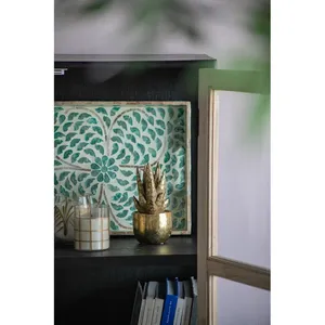 Fuente de Aluminio Chapada en Oro de Lujo para Interiores, Hecha a Mano para Hogares de Diseño, Diseño Contemporáneo de Elefante, Zahid - Product Image 2