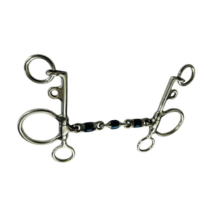Mors de polo Pelham en alliage bleu de qualité supérieure, tendance et à prix abordable, TOUGH TACK, taille et matériau personnalisables - Product Image 4