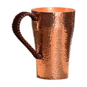 Elegante taza de café de cobre hecha a mano, taza portátil de cobre para bebidas, ideal para fiestas y bares, de fabricante y proveedor indio. - Product Image 1