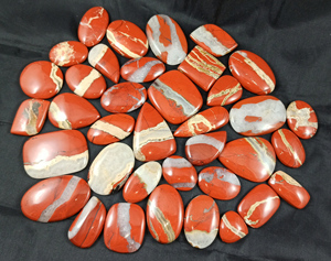 Best Quality Loose Gemstones Natural Red Jasper Cabochon Lot for Crystal Healing Jewelry Making Gemstone Jewelry Collection - Product Image 3