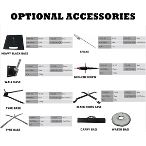 Bandiera a Goccia Resistente agli Strappi, Pennant Personalizzato a Colori, Monofacciale, per Negozi, Promozioni Black <span class=keywords><strong>Friday</strong></span> - Product Image 5