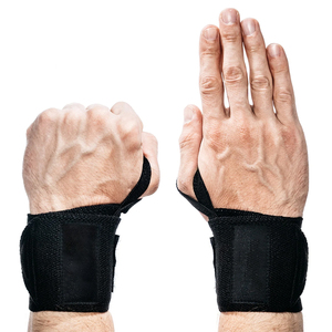 Professional Elastic Gym Wrist Wraps for Powerlifting Weightlifting Strength Training Support Straps Fitness <b>Tool</b> - Product Image 1