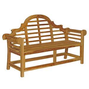 Silla de Jardín Tradicional de Teca Sólida, Cómoda, Resistente al Agua, Ecológica y Duradera, con Patas Tipo Sable, OEM - Product Image 1