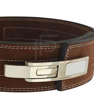 PROFIT SPORTS Cowhide Brown Bodybuilding Lever Power Lifting <b>Belt</b>-Heavy Duty Non-Slip Gym Fitness Training Weightlifting <b>Belt</b> - Product Image 4