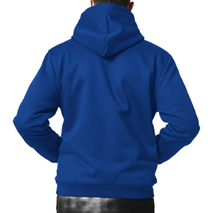Sweat à capuche zippé à col montant pour homme, en polaire polyester 240g, pull intégral personnalisé, veste à capuche pour homme, vêtement d'extérieur - Product Image 5