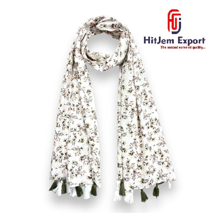 Custom Luxury Printed Winter Long <b>Scarf</b> Polyester Material Formal Style Breathable Durable OEM ODM Private Label - Product Image 6