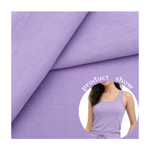 Tissu jersey simple en COTON/SONORA de haute qualité pour vêtements de yoga et décontractés - Product Image 1
