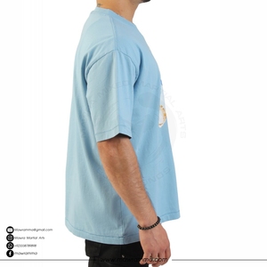 Camiseta Premium de Corte Cuadrado, 100% Algodón, Gruesa, Oversize, Ecológica, de Secado Rápido, Manga Corta, con Logotipo Personalizado, Impresión DTG, Estilo Urbano - Product Image 4