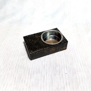 Quemador de incienso Bakhoor de metal de alta calidad con revestimiento metálico, quemador de incienso Mubkhar de MDF con revestimiento metálico, Mubkhar metálico a muy buen precio. - Product Image 1