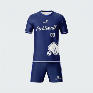Uniforme de Pickleball para Hombre, Diseño Moderno, Ajuste Cómodo, MOQ Bajo, Secado Rápido, 100% Poliéster, Nombre del Equipo Personalizado, Ropa Deportiva para Todas las Temporadas - Product Image 5