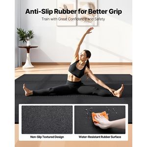 Juego de 12 Tapetes de Gimnasio de Espuma EVA de Alta Densidad, 24 x 24 x 0.56, Tapete de Ejercicio Tipo Rompecabezas, Revestimiento Protector de Goma Entrelazada para Fitness - Product Image 3