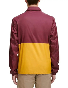 เสื้อแจ็คเก็ตโค้ชกันลมสำหรับผู้ชาย แบบ Color Blocking น้ำหนักเบา ระบายอากาศได้ดี สวมใส่สบายๆ เหมาะสำหรับฤดูใบไม้ร่วง ทรงปกติ - Product Image 5