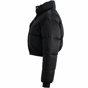 Blouson Bomber Hiver Personnalisé pour Femme, Brillant, Tricoté, Respirant, Coupe-Vent, Imperméable, Chauffant, en Nylon, Coupe Droite - Product Image 5