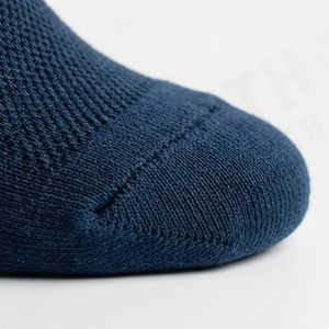 Athletic Crew <b>Socks</b> Solid Navy Blue Breathable Knitted for <b>Running</b> Adults Summer Sport Wear - Product Image 6