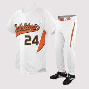 Conjunto de Uniforme de Béisbol Blanco Personalizado – Camiseta y Pantalones de Béisbol para Equipo |   Fabricante de Ropa Deportiva OEM/ODM - Product Image 1