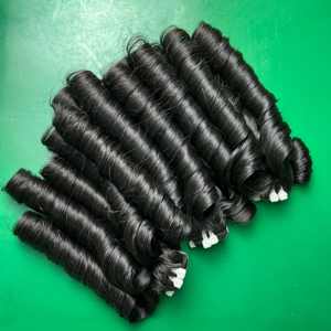 Extensions de cheveux humains vietnamiens purs, bouclés et rebondissants, sans colle, personnalisables, super douces, brillantes, bouclées, CDYHAIRVN - Product Image 1