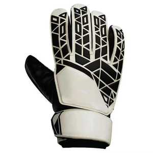 2026 Professional Brand Goalkeeper Gloves Leather Adjustable Wrist <b>Strap</b> Hook and Loop Closure Outdoor Breathable Wholesale - Product Image 5