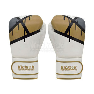 Durable Leather Boxing Gloves Hook Loop Closure for Gym <b>Practice</b> Fitness Workouts Comfortable Wrist Support Soft <b>Padding</b> - Product Image 5