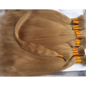 Extensiones de Cabello Humano Natural de Color Claro, Doble Trama, de 10 a 34 Pulgadas, 60% Cabello Humano de la India - Product Image 1