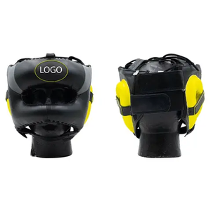 Plam International High Quality Professional Cowhide Leather Rubber <b>Dummy</b> Boxing Helmet Protective Breathable Sweat-Wicking - Product Image 3