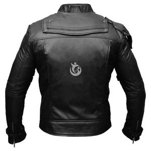 Blouson de printemps cuir homme, de haute qualité, Design à la mode, pour moto - Product Image 5