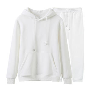 Ensemble de survêtement premium pour homme en molleton de coton, comprenant un sweat à capuche et un pantalon de jogging, tenue décontractée de sport et d'activewear à coupe décontractée - Product Image 2