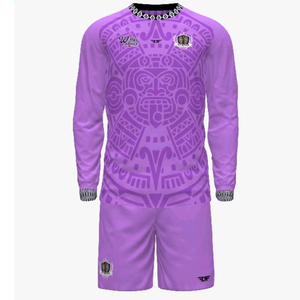 ชุดผู้รักษาประตูฟุตบอลแขนยาวแบบซับลิเมชั่นออกแบบเองสำหรับขาย - Product Image 3